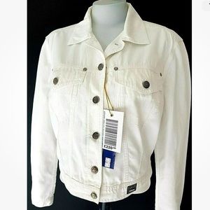 NWT Versace White Denim Jacket